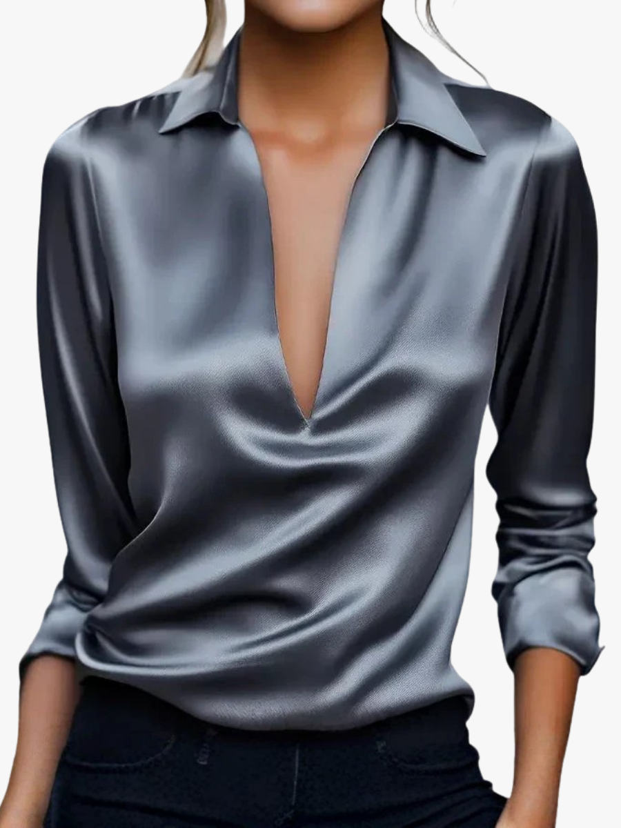 BEAUMONT NICE | BLOUSE SATINÉE ÉLÉGANTE POUR FEMMES