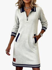 BEAUMONT NICE | ROBE COL ZIPPÉE POUR FEMME