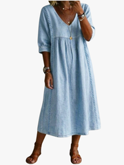 BEAUMONT NICE | ROBE EN DENIM ANCIEN À COUPE LOOSE POUR FEMMES