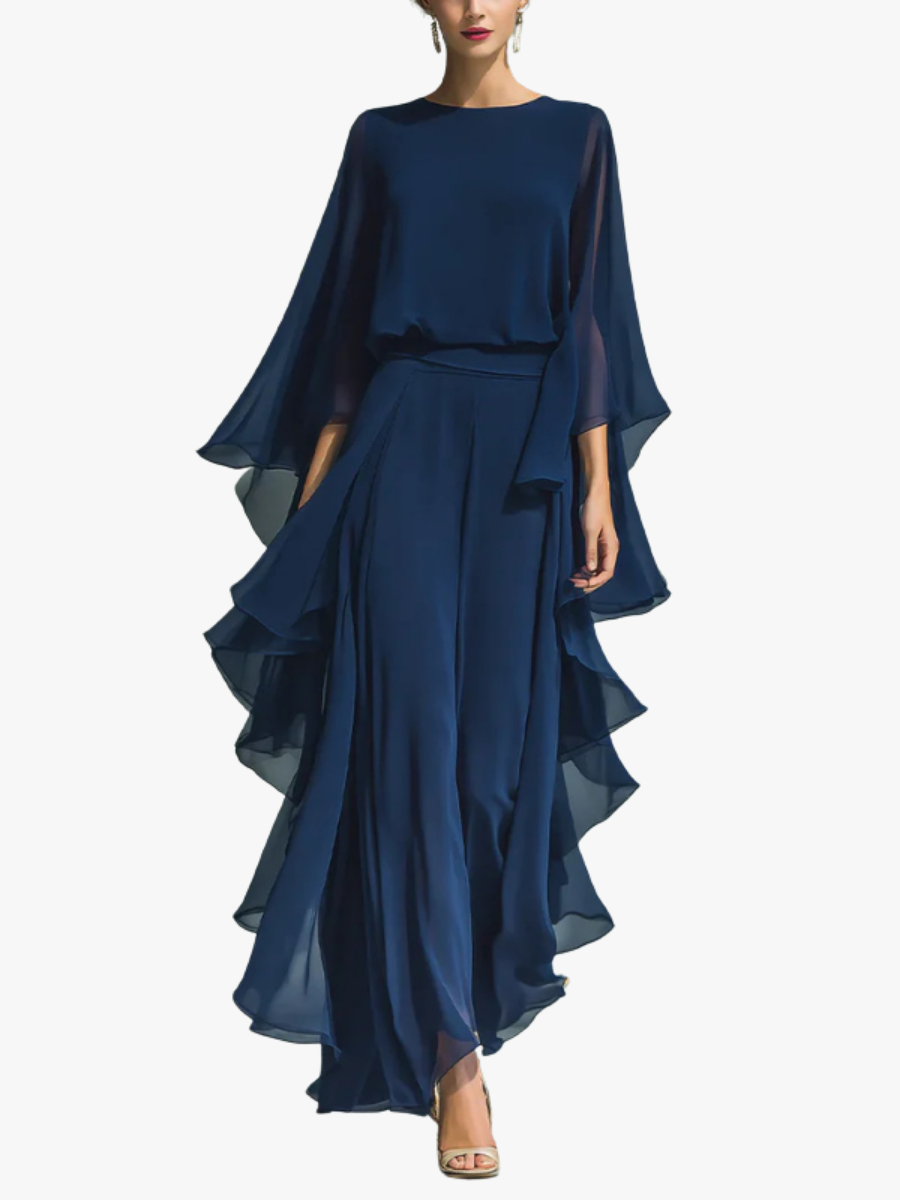 BEAUMONT NICE | ENSEMBLE DE DEUX PIÈCES EN CHIFFON POUR FEMMES