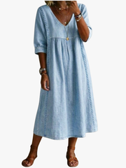 BEAUMONT NICE | ROBE MIDI EN DENTELLE CHIC POUR FEMMES