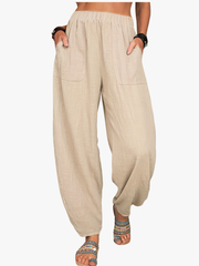 BEAUMONT NICE | PANTALONS DRAPÉS QUOTIDIENS POUR FEMMES