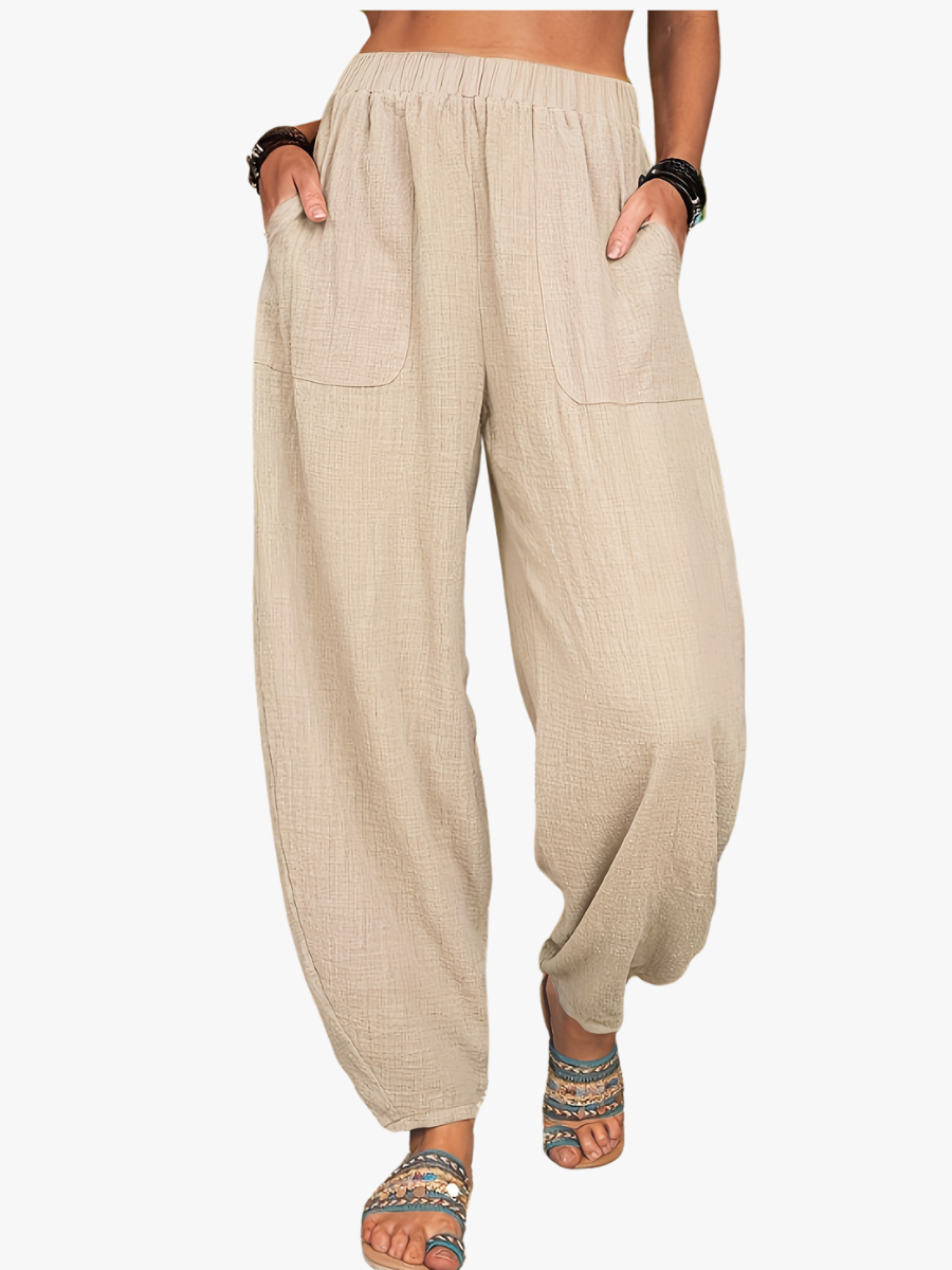 BEAUMONT NICE | PANTALONS DRAPÉS QUOTIDIENS POUR FEMMES