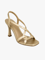 BEAUMONT NICE | SANDALES DORÉES À BRIDES POUR FEMME