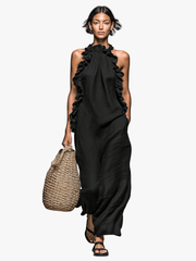 BEAUMONT NICE | ROBE MAXI VOLANTÉE POUR FEMMES