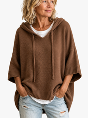 BEAUMONT NICE | PULL AMPLE À CAPUCHE POUR FEMMES