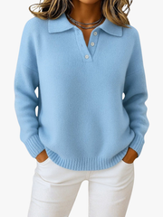 BEAUMONT NICE | PULL EN MAILLE À COL POUR FEMME