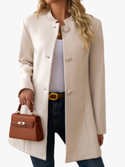 BEAUMONT NICE | MANTEAU MI-LONG À COL MONTANT POUR FEMMES
