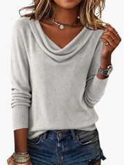 BEAUMONT NICE | PULL COL DÉTENDU POUR FEMMES