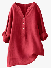 BEAUMONT NICE | BLOUSE EN MÉLANGE DE LIN POUR FEMMES