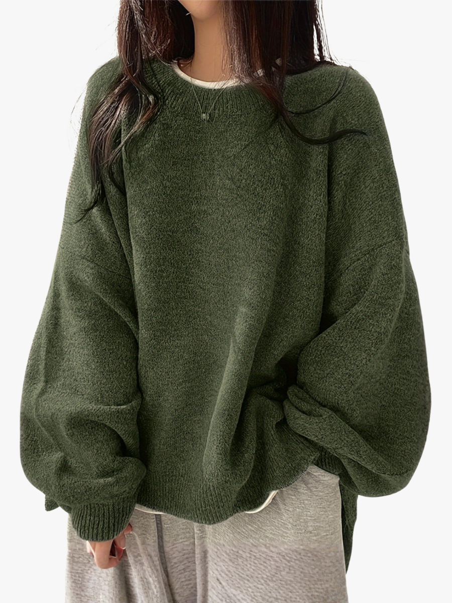 BEAUMONT NICE | PULL CLASSIQUE ÉPAULES TOMBANTES POUR FEMMES