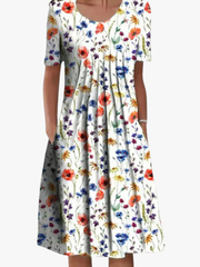 BEAUMONT NICE | ROBE ÉLÉGANTE À VOLANTS POUR FEMME