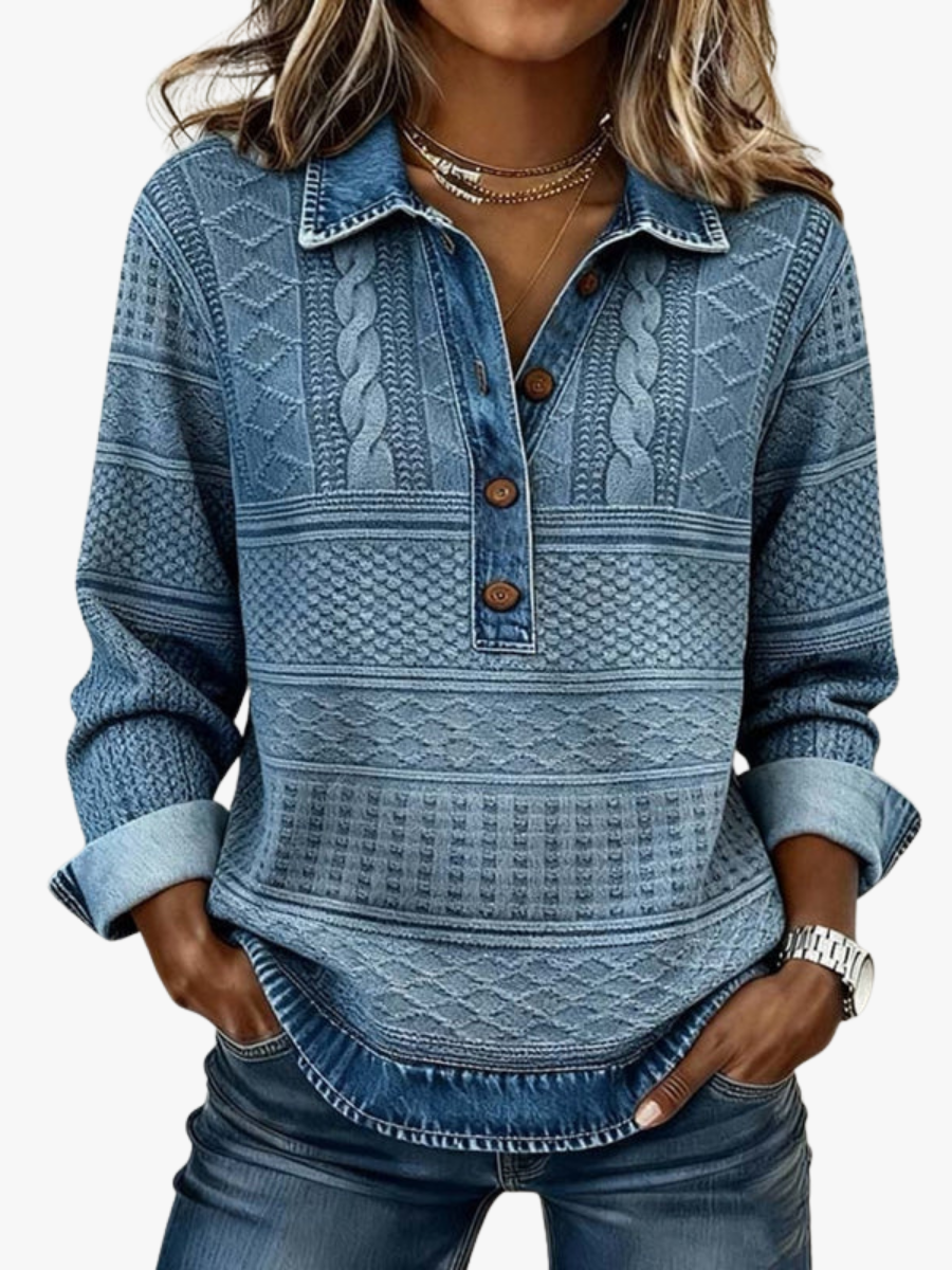 BEAUMONT NICE | BLOUSE IMPRIMÉE ANCIEN POUR FEMMES