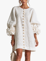 BEAUMONT NICE | ROBE ÉLÉGANTE À MANCHES POUR FEMMES