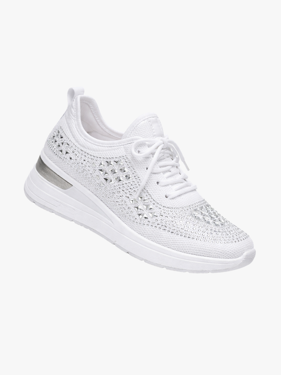 BEAUMONT NICE | BASKETS COMPENSÉES À STRASS POUR FEMMES