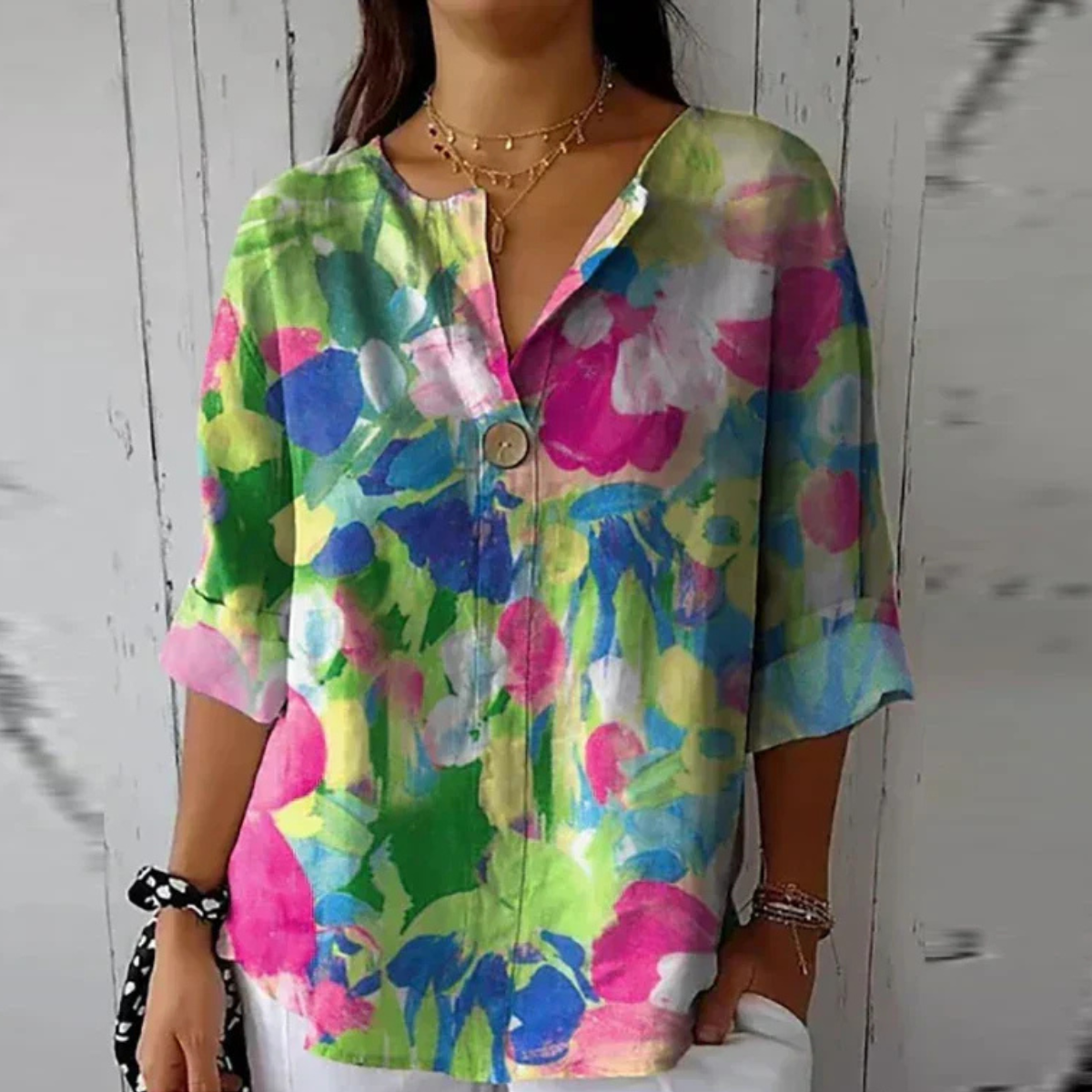 BEAUMONT NICE | BLOUSE FLEURIE POUR FEMME