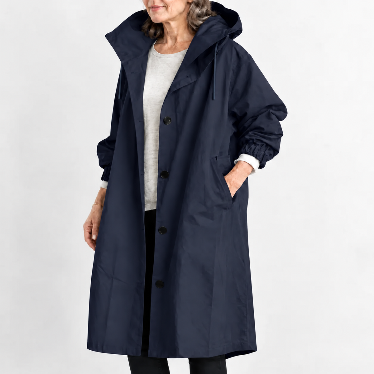 BEAUMONT NICE | TRENCH LONG À CAPUCHE POUR FEMMES