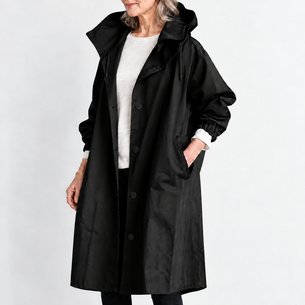 BEAUMONT NICE | TRENCH LONG À CAPUCHE POUR FEMMES