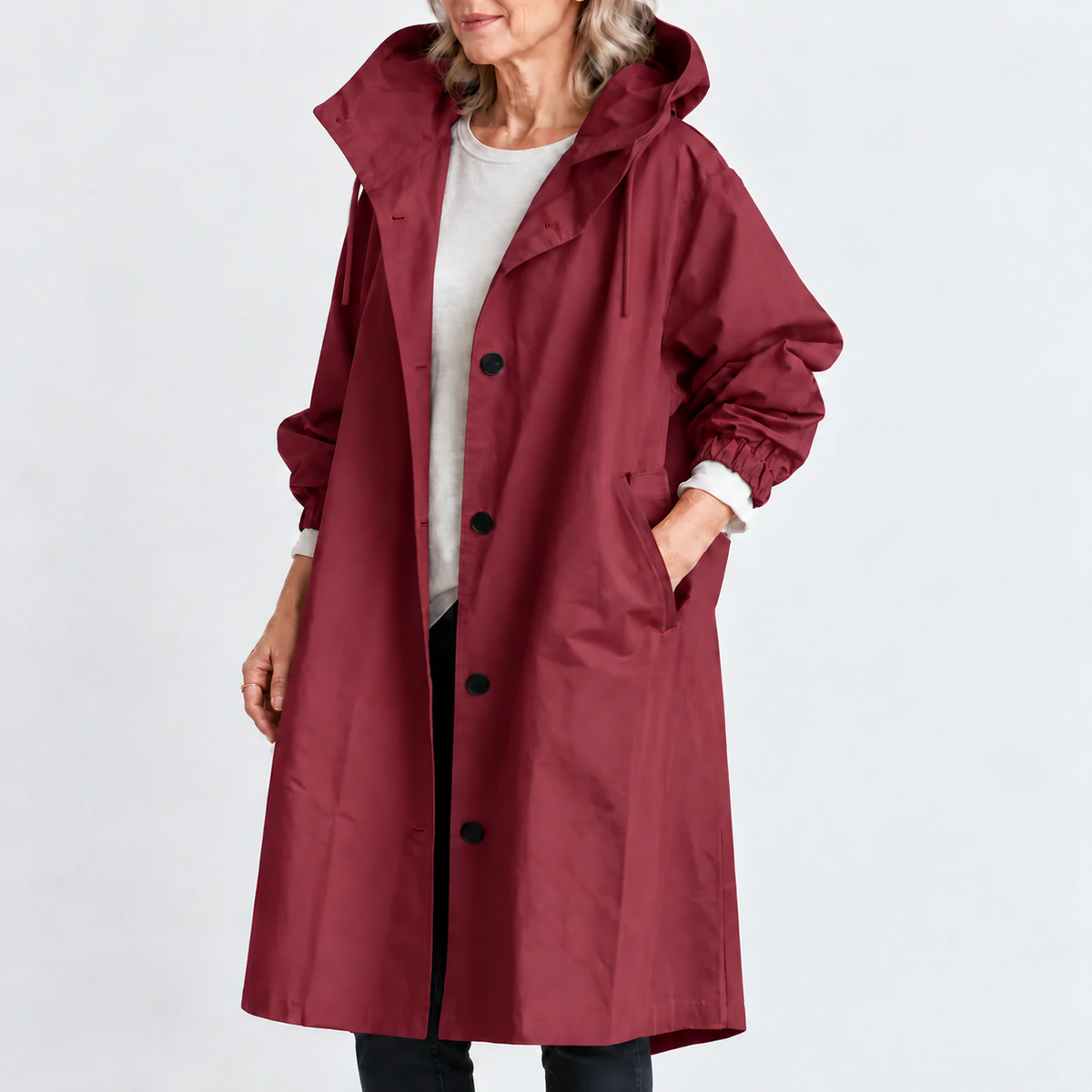 BEAUMONT NICE | TRENCH LONG À CAPUCHE POUR FEMMES