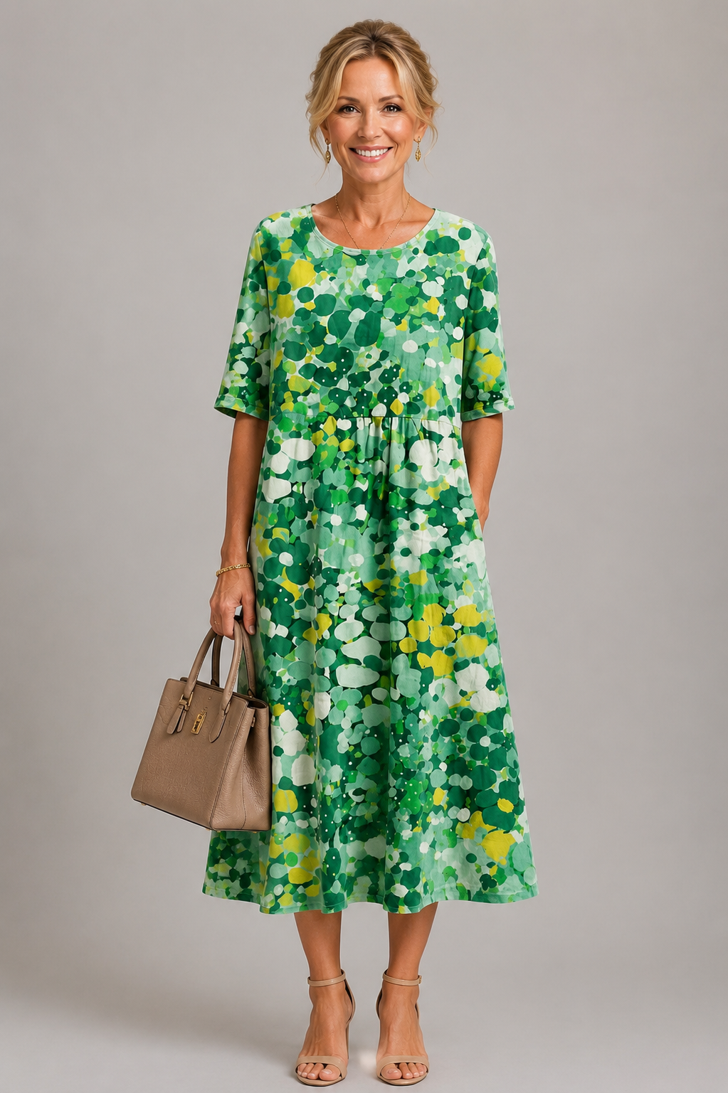 BEAUMONT NICE | CHIC ROBE FLORALE ÉLÉGANTE POUR FEMMES