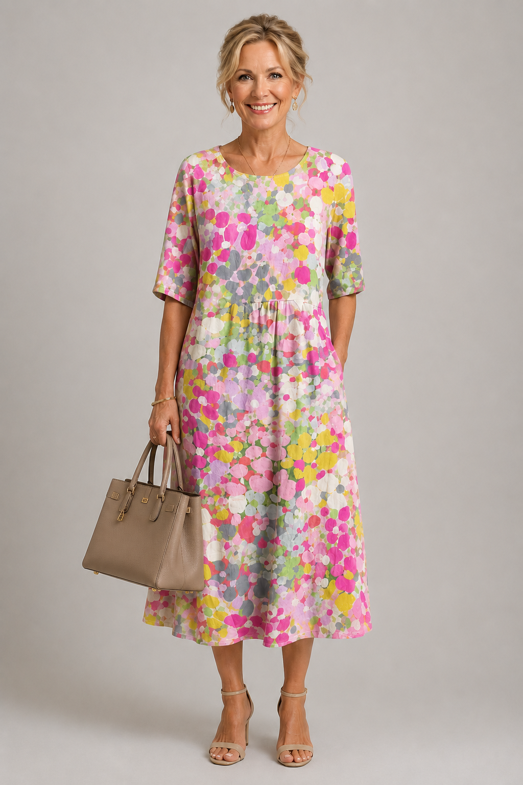 BEAUMONT NICE | CHIC ROBE FLORALE ÉLÉGANTE POUR FEMMES