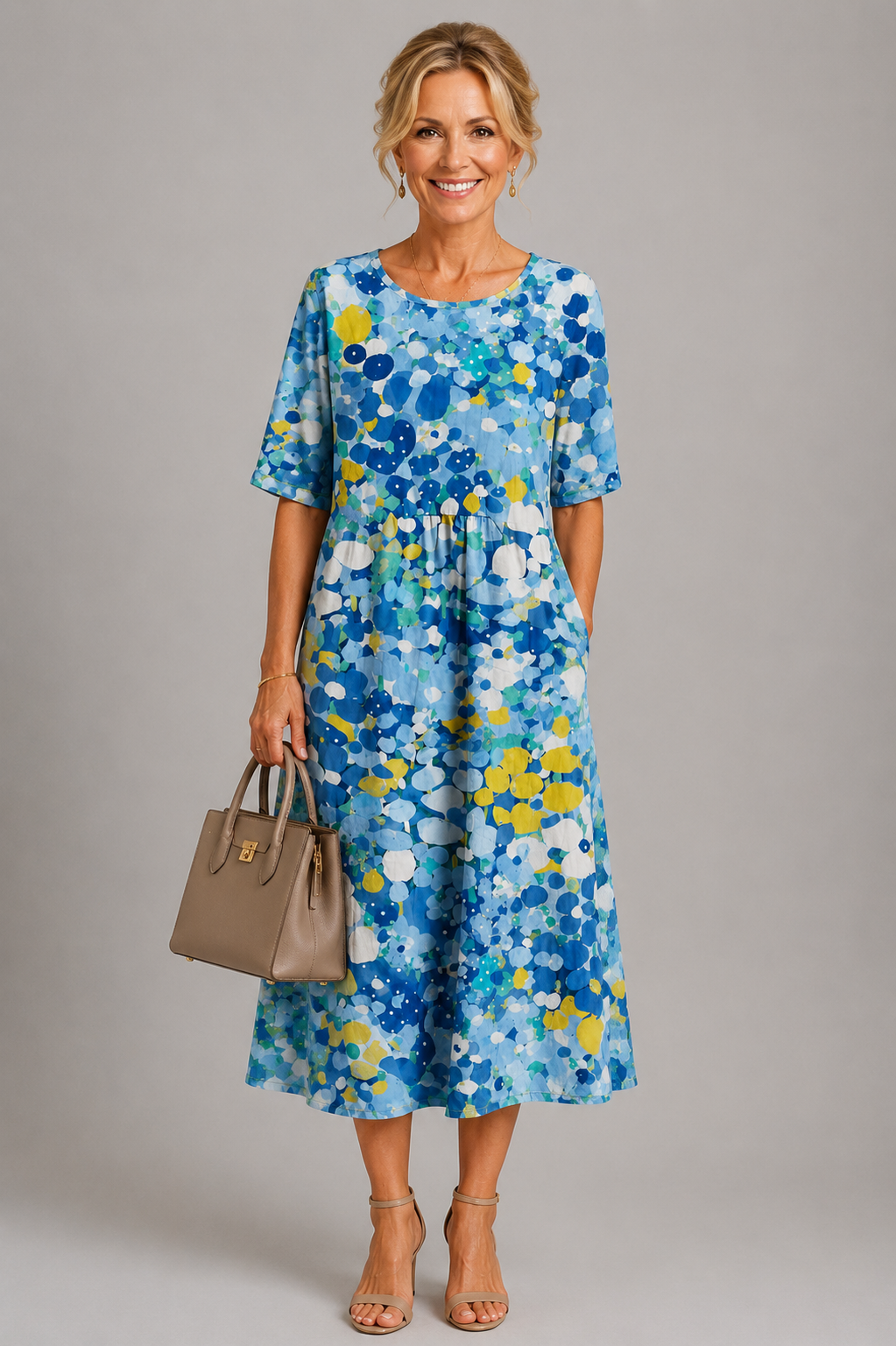 BEAUMONT NICE | CHIC ROBE FLORALE ÉLÉGANTE POUR FEMMES
