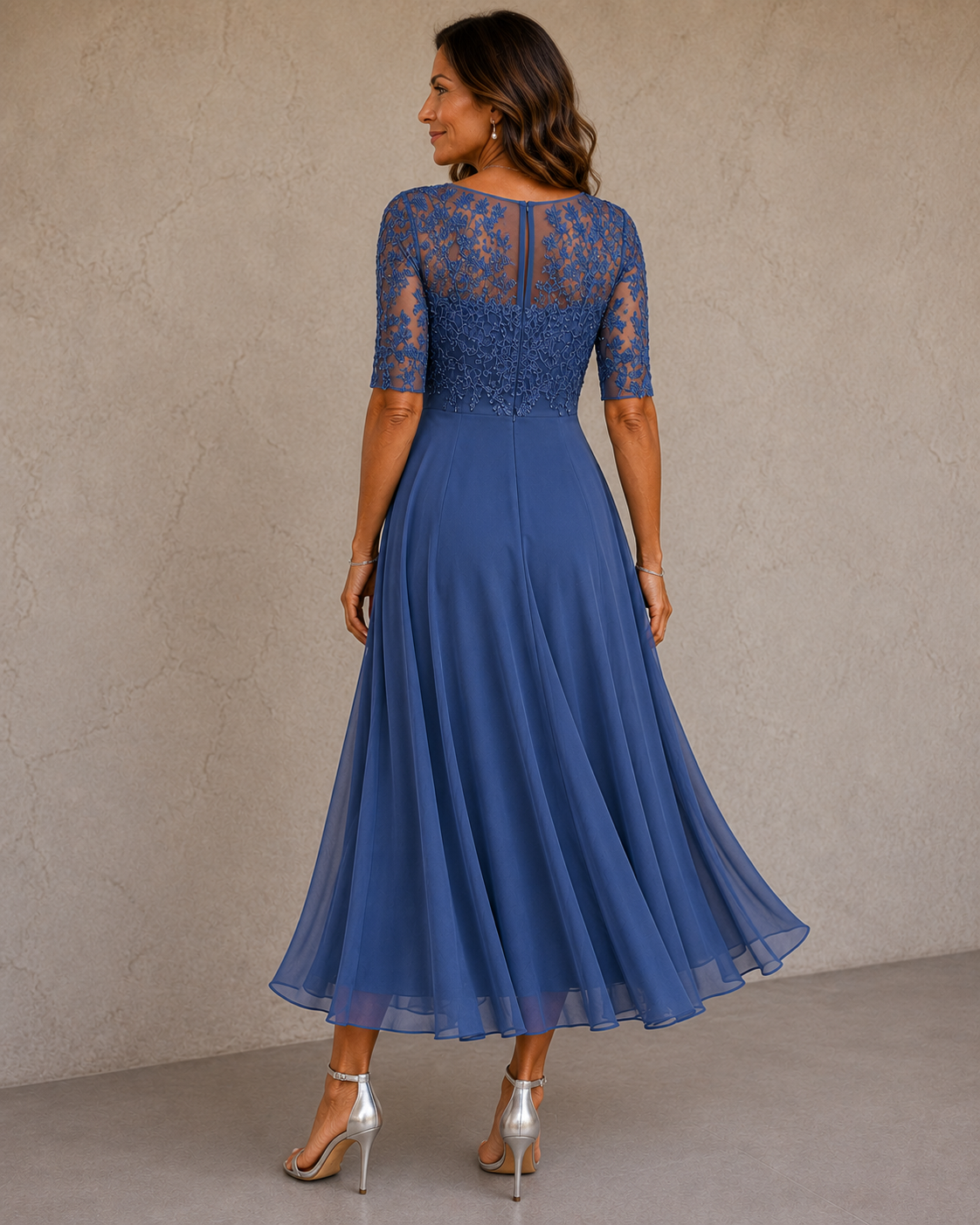 BEAUMONT NICE | ROBE EN CHIFFON ÉLÉGANTE POUR FEMMES
