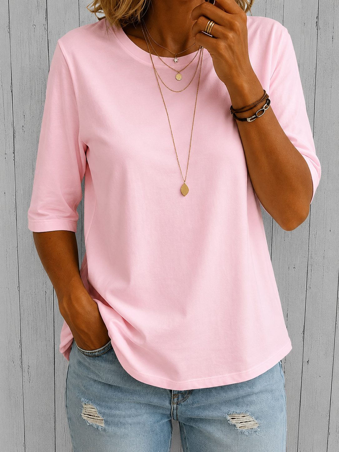 BEAUMONT NICE | T-SHIRT À MANCHES MI-LONGUES POUR FEMMES