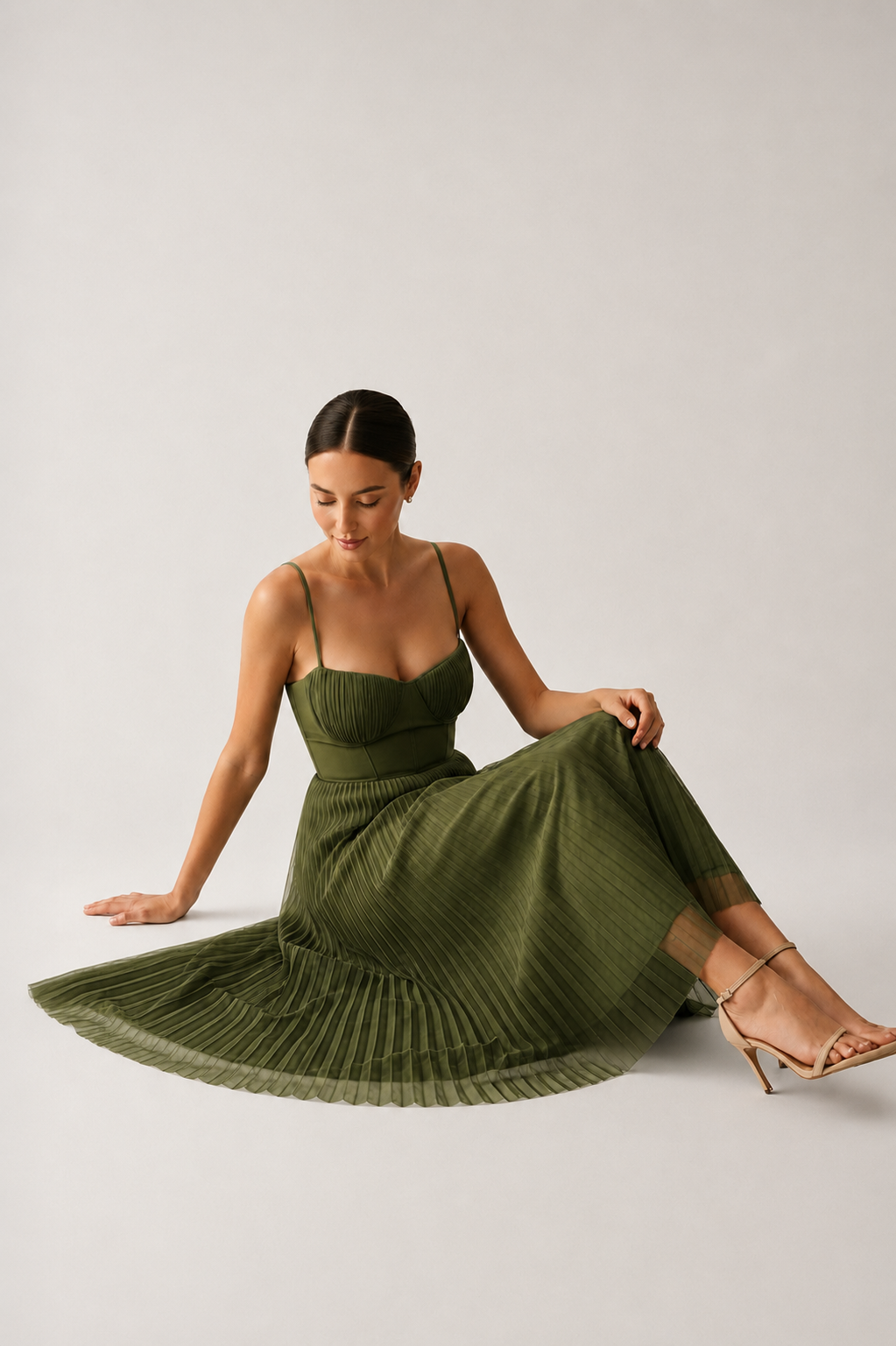 BEAUMONT NICE | ROBE MIDI À CORSET STRUCTURÉE POUR FEMMES