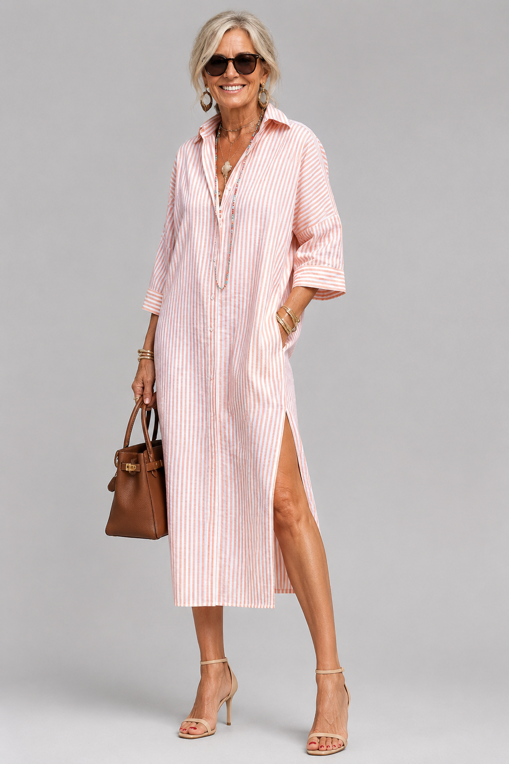 BEAUMONT NICE | CHIC ROBE MIDI ÉLÉGANTE POUR FEMMES