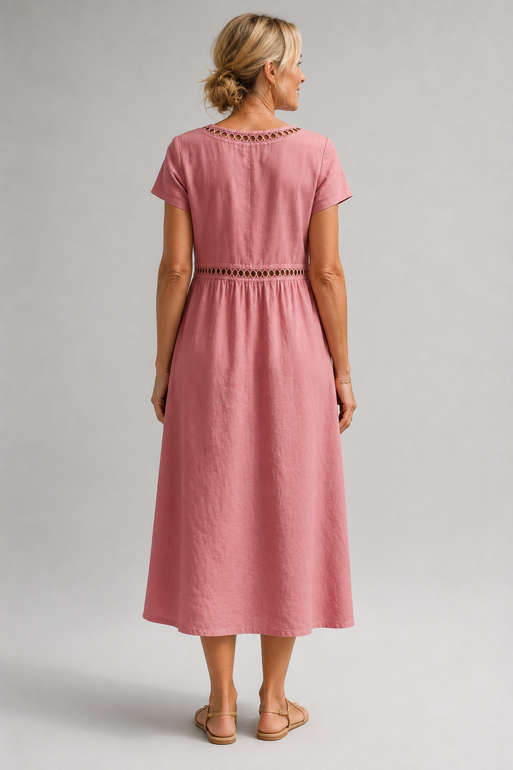 BEAUMONT NICE | MODERNE ROBE MIDI BRODÉE POUR FEMMES