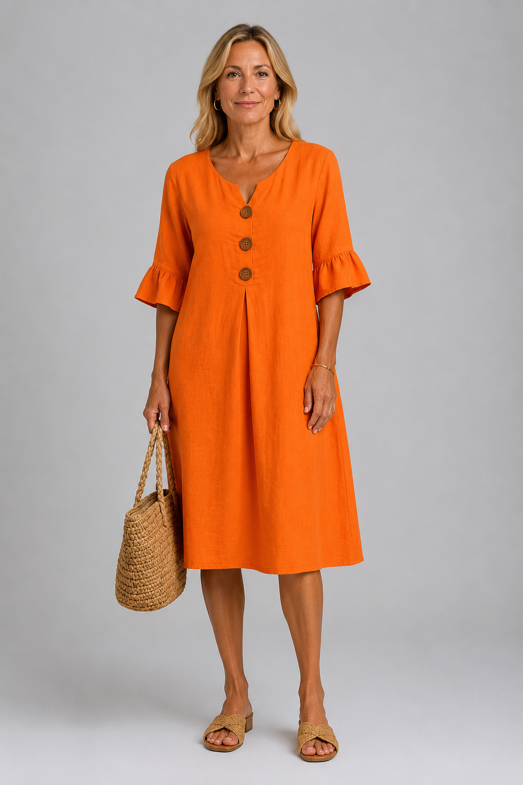 BEAUMONT NICE | ROBE CHEMISE À BOUTONS POUR FEMMES