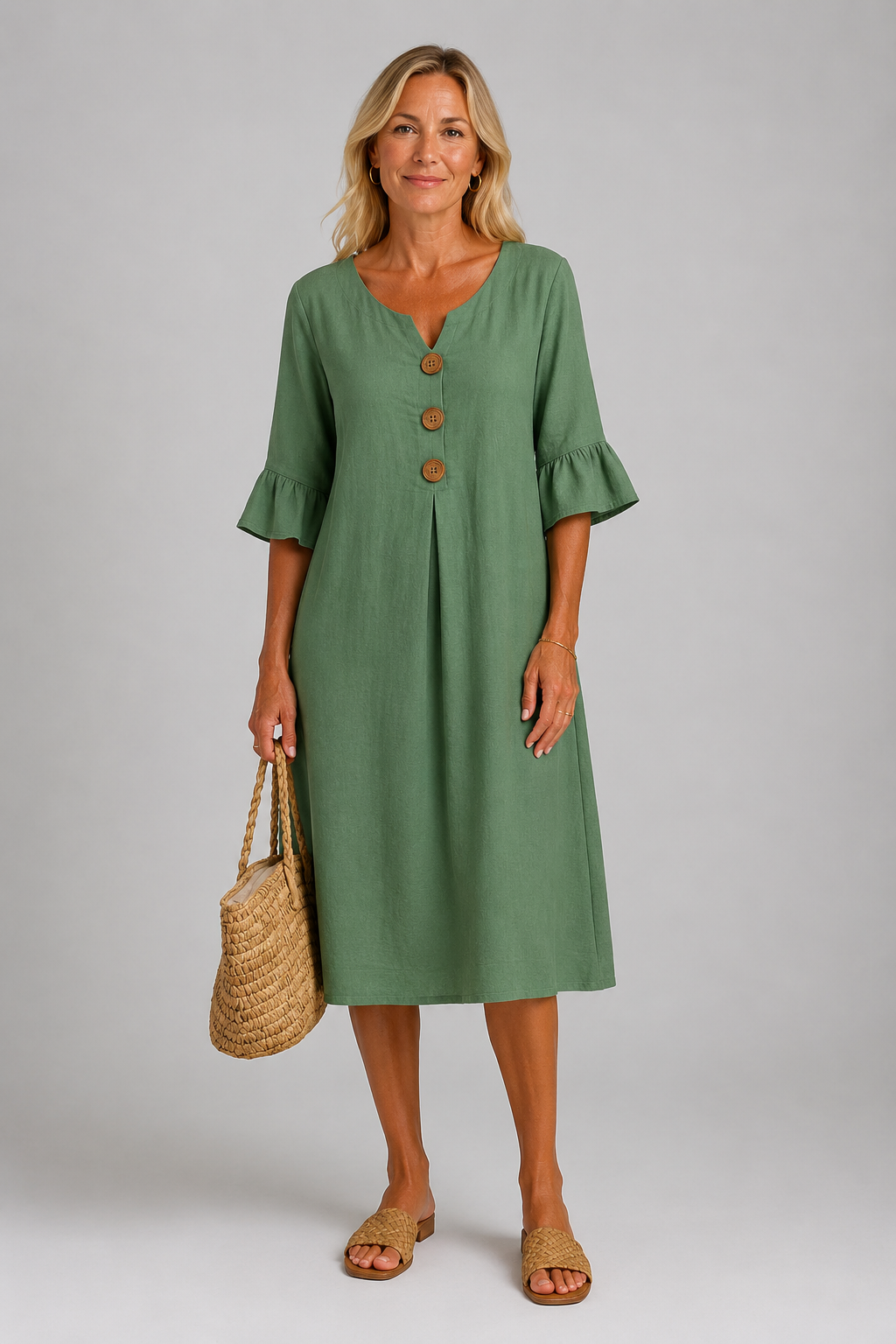 BEAUMONT NICE | ROBE CHEMISE À BOUTONS POUR FEMMES