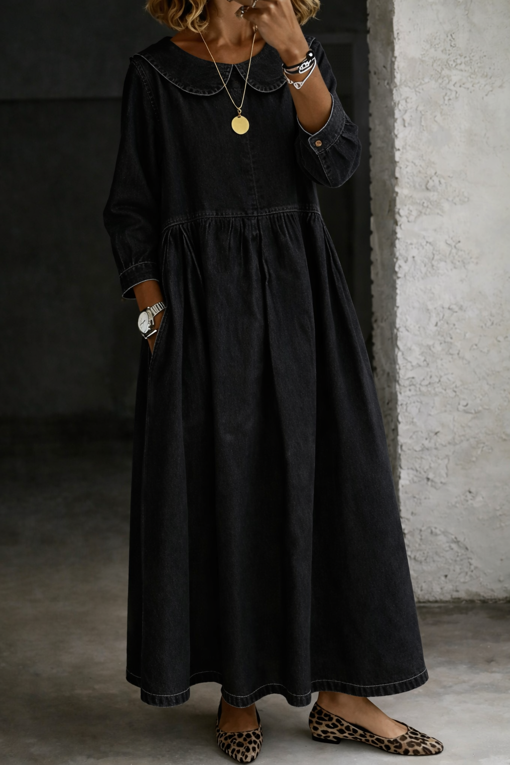 BEAUMONT NICE | ROBE À COL ARRONDI POUR FEMMES