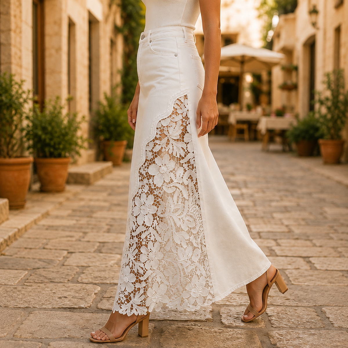 BEAUMONT NICE | JUPE EN DENTELLE POUR FEMMES