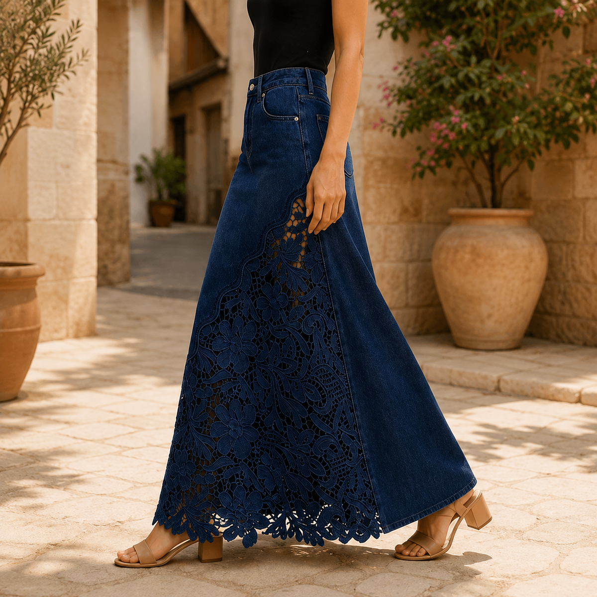 BEAUMONT NICE | JUPE EN DENTELLE POUR FEMMES