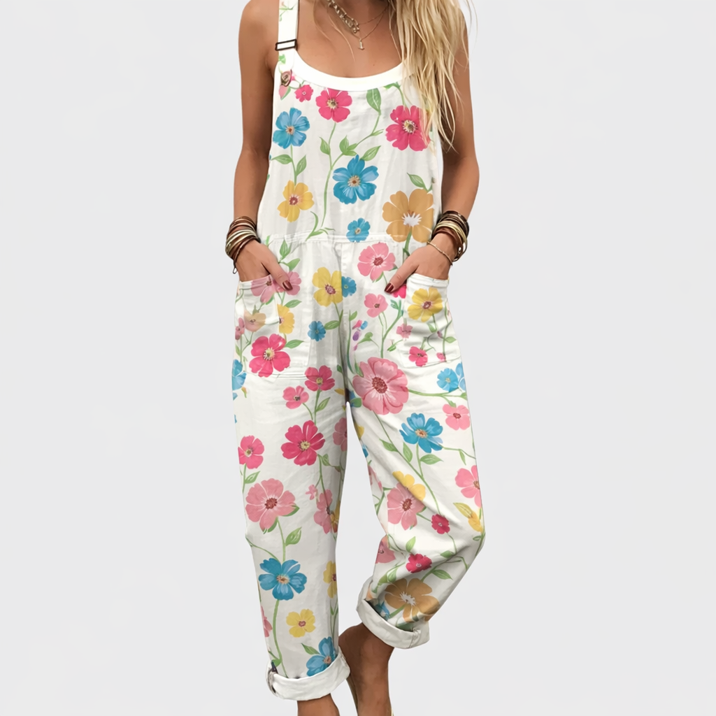BEAUMONT NICE | SALOPETTE FLEURS COLORÉES POUR FEMMES