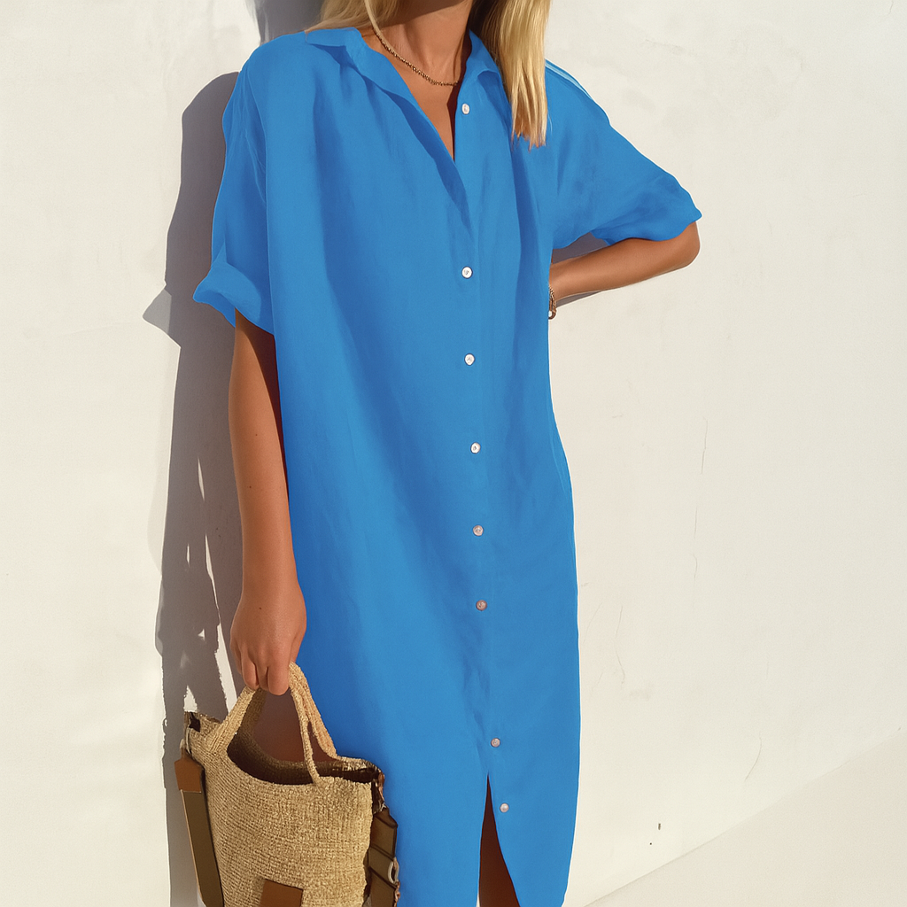 BEAUMONT NICE | ROBE CHEMISE CLASSIQUE POUR FEMMES
