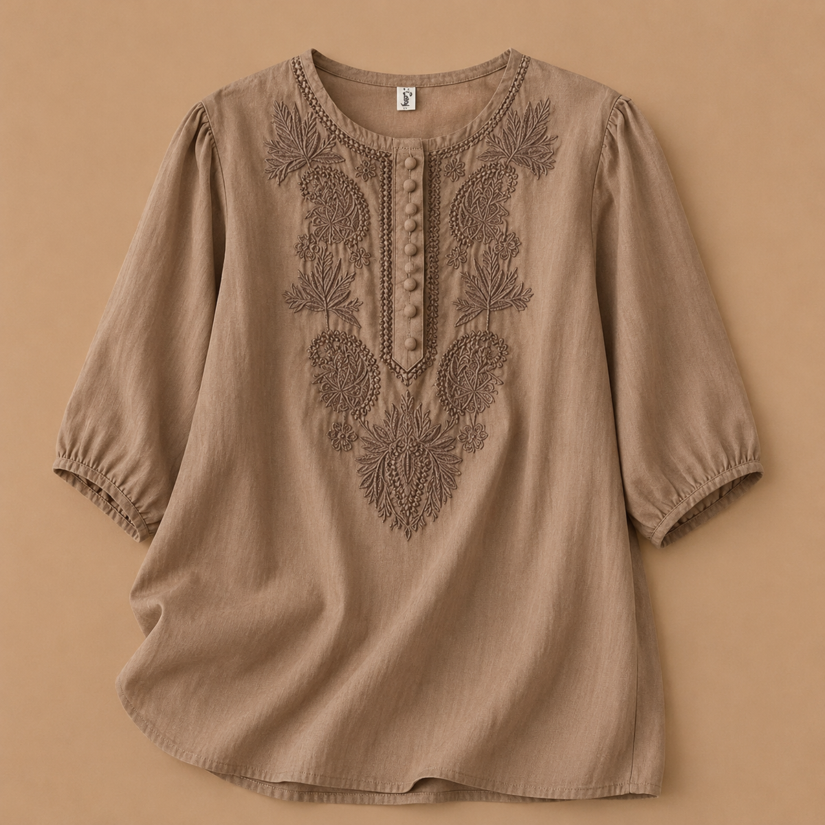 BEAUMONT NICE | BLOUSE CLASSIQUE BRODÉE POUR FEMMES