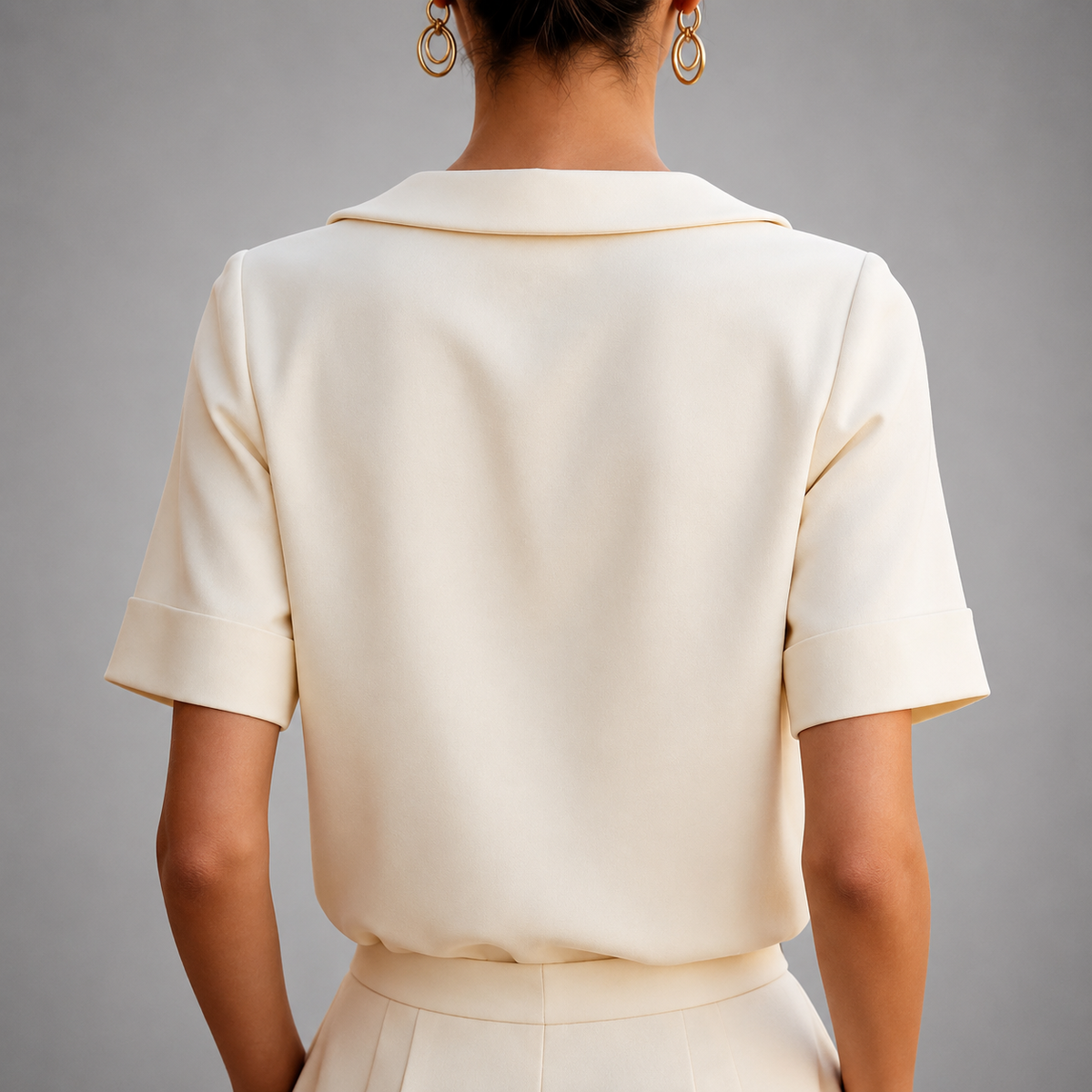 BEAUMONT NICE | CHIC BLOUSE À COL ROND POUR FEMMES