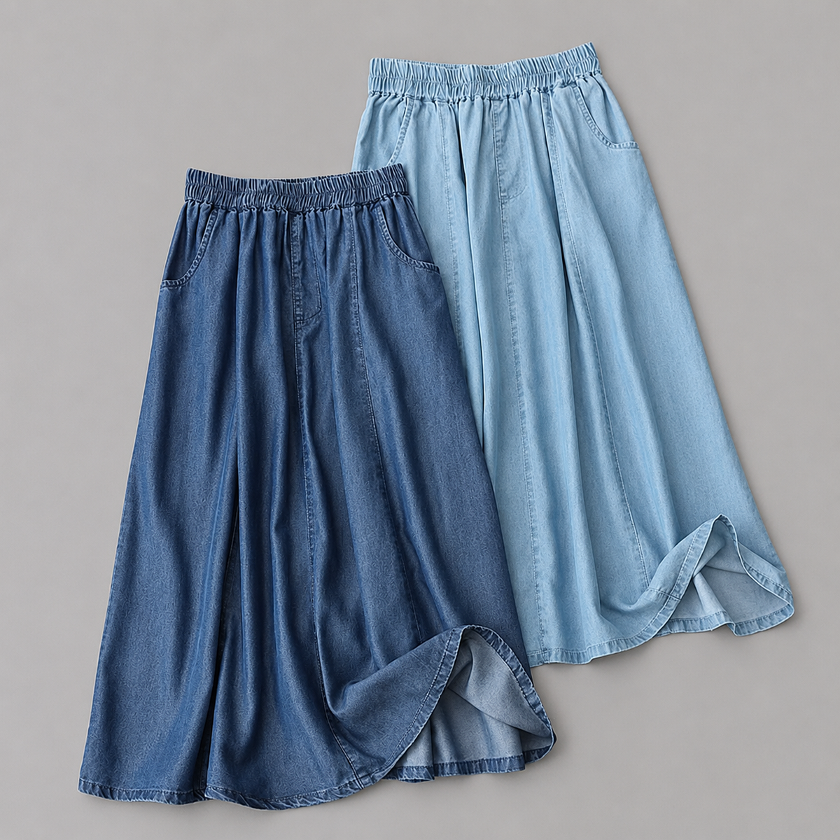 BEAUMONT NICE | JUPE EN DENIM FLUIDE POUR FEMMES