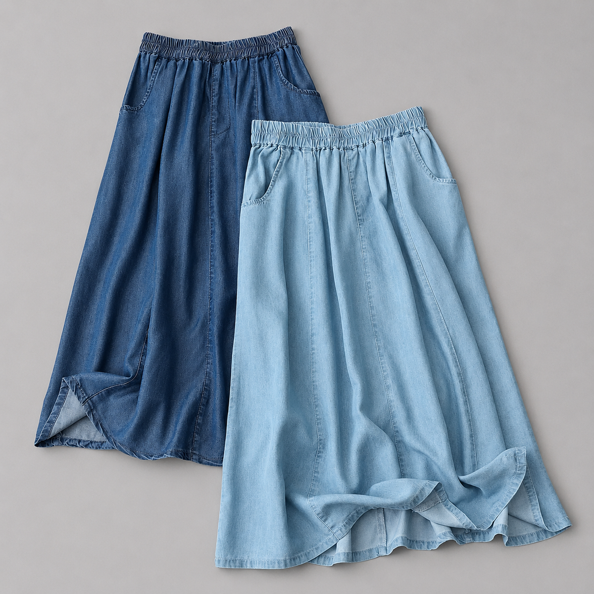 BEAUMONT NICE | JUPE EN DENIM FLUIDE POUR FEMMES
