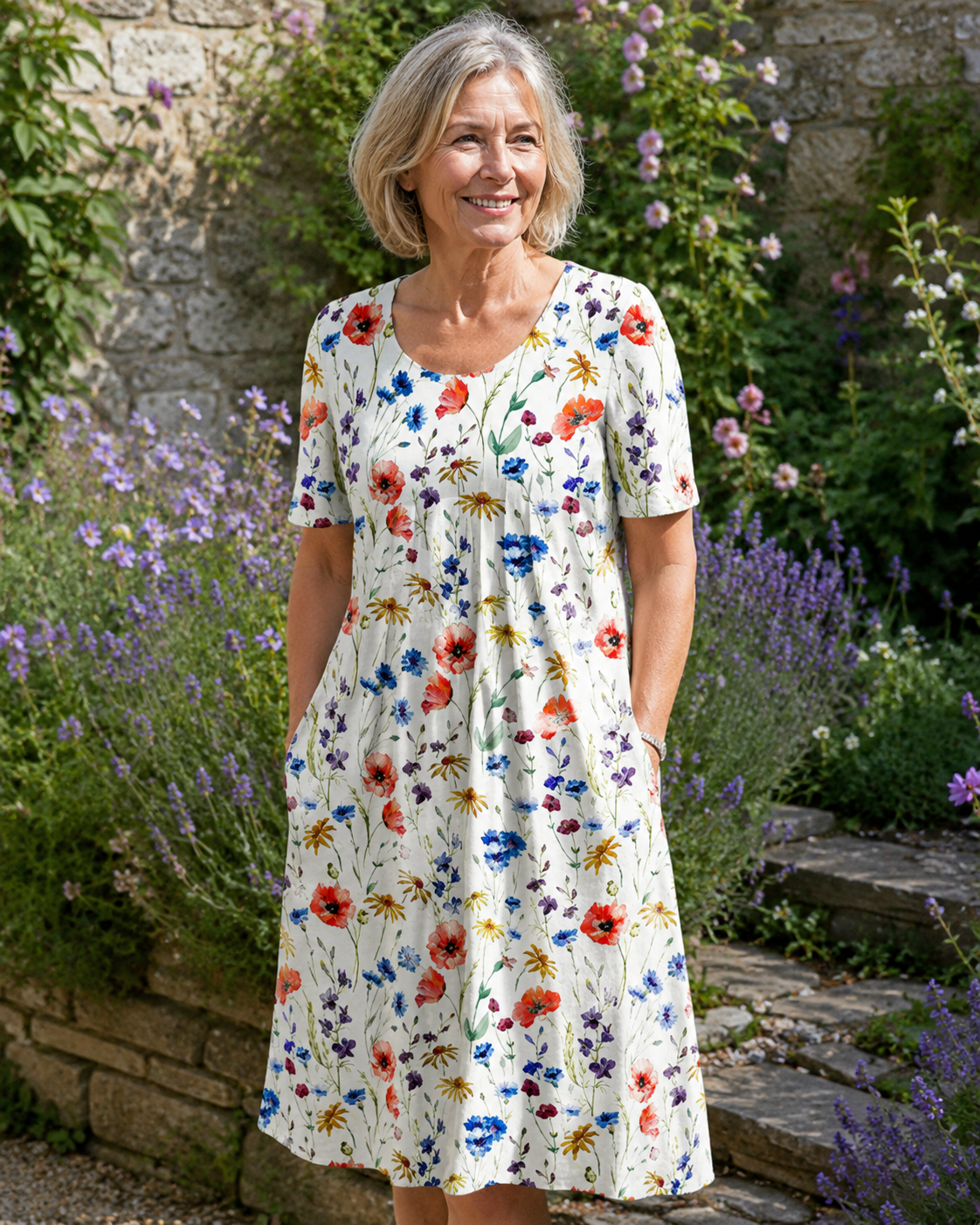 BEAUMONT NICE | ROBE MIDI ÉTÉ POUR FEMMES