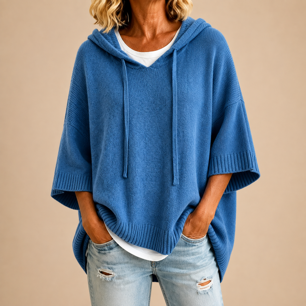 BEAUMONT NICE | PULL AMPLE À CAPUCHE POUR FEMMES