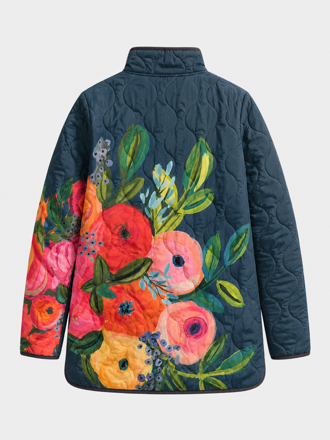 BEAUMONT NICE | VESTE QUILTÉE FLEURIE POUR FEMMES