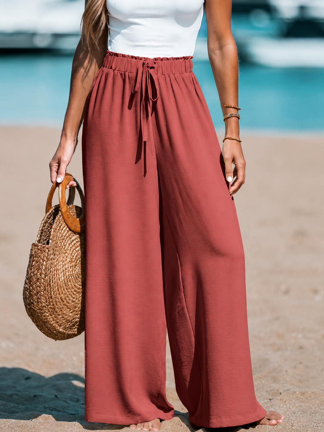BEAUMONT NICE | PANTALONS LARGES CHICS POUR FEMMES