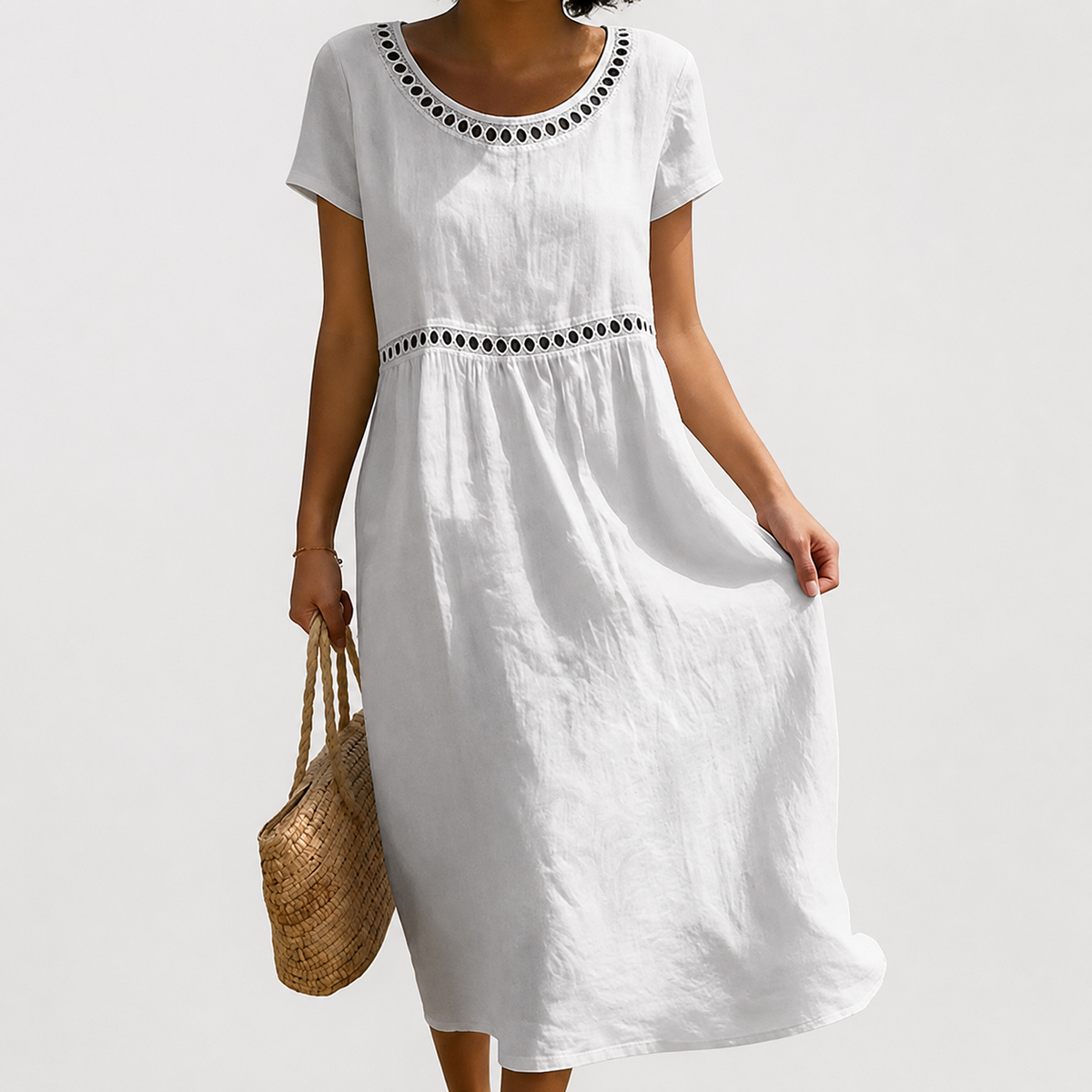 BEAUMONT NICE | ROBE MODERNE BRODÉE POUR FEMMES