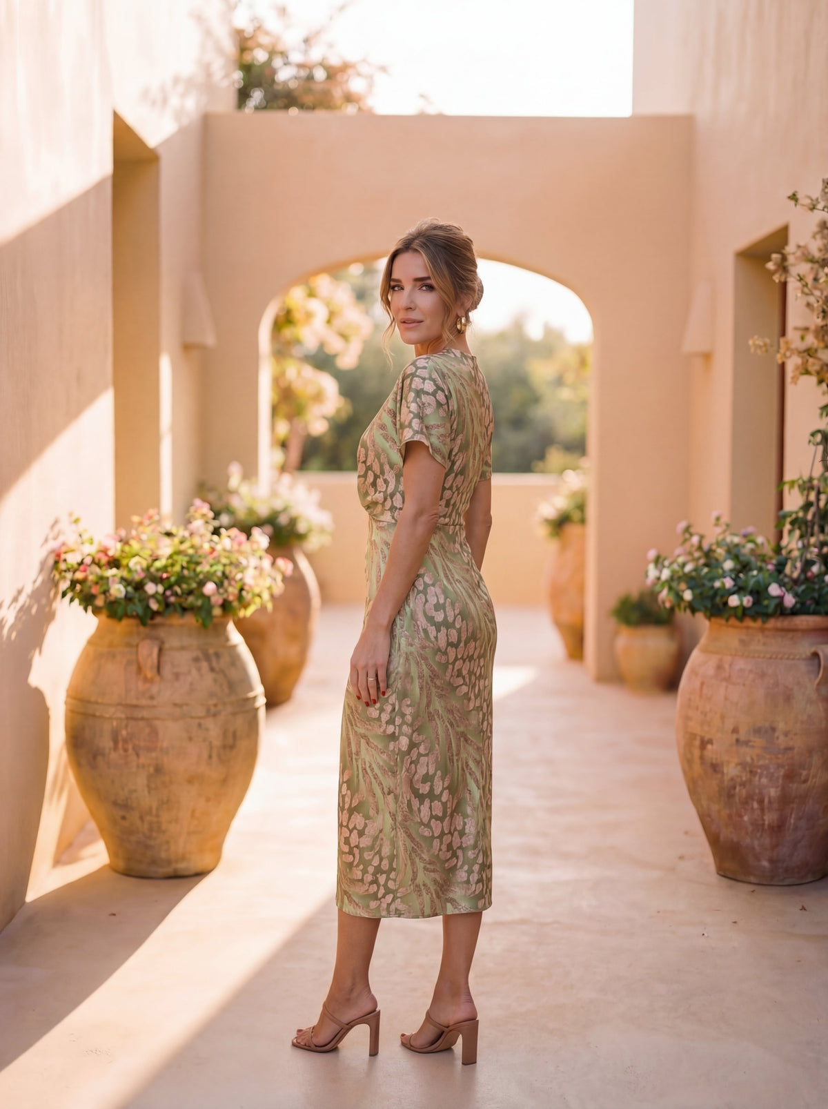 BEAUMONT NICE | ROBE MIDI ÉLÉGANTE POUR FEMME