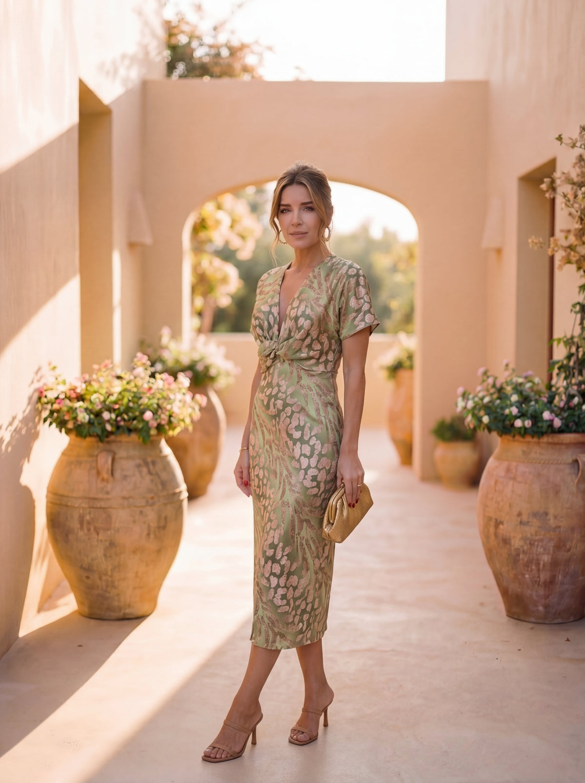 BEAUMONT NICE | ROBE MIDI ÉLÉGANTE POUR FEMME