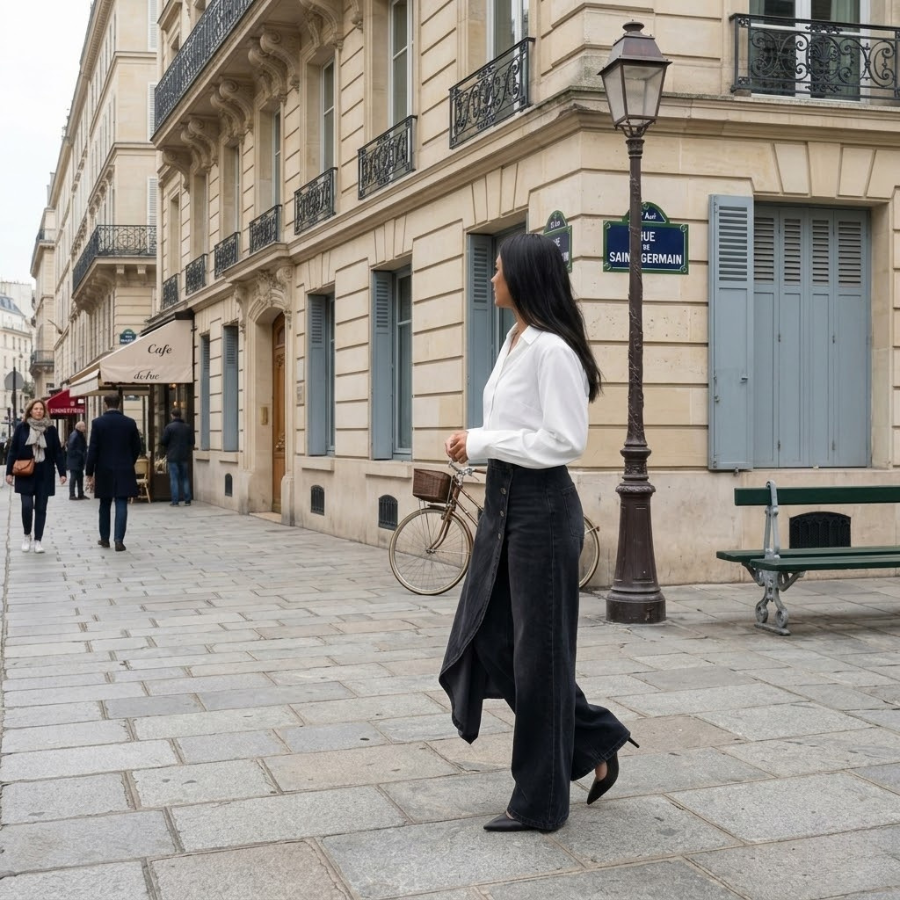 BEAUMONT NICE | JEAN LARGE POUR FEMME